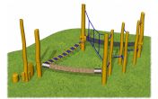 3D Ansicht Parcours d’équilibre Gossau Grünenhof