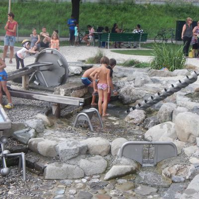 Installation de jeux d'eau Luzern Reusszopf